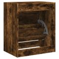 vidaXL Botník dymový dub 60x42x69 cm spracované drevo