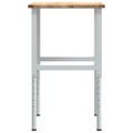 vidaXL pracovný stôl 80x60x(71,5-98) cm masívny dub
