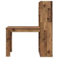 vidaXL Stôl Staré drevo Kompozitné drevo 122 x 67 x 145 cm