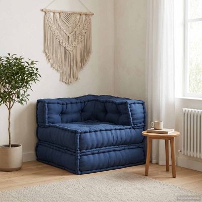 vidaXL Modulová pohovka Indigo 70 x 70 x 56 cm Látka