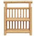 vidaXL Stenná polica Nástenná montáž Prírodná 40 x 13 x 44 cm Bambus
