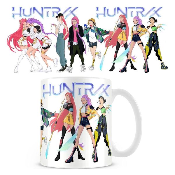 Hrnček KPop Demon Hunters - Huntr/x, biely