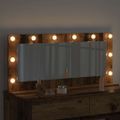 vidaXL Toaletné zrkadlo Staré drevo 100 x 45 x 18 cm Obdĺžnikový