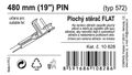 Stierač FLAT BULK (PIN) 19"/480 mm