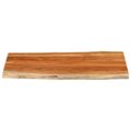 vidaXL Stolová doska 110x60x2,5 cm obdĺžnik masívna akácia živá hrana