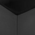 vidaXL Skladacia úložná lavička Sivá 180 kg 80 L 77 x 38 x 38 cm PVC