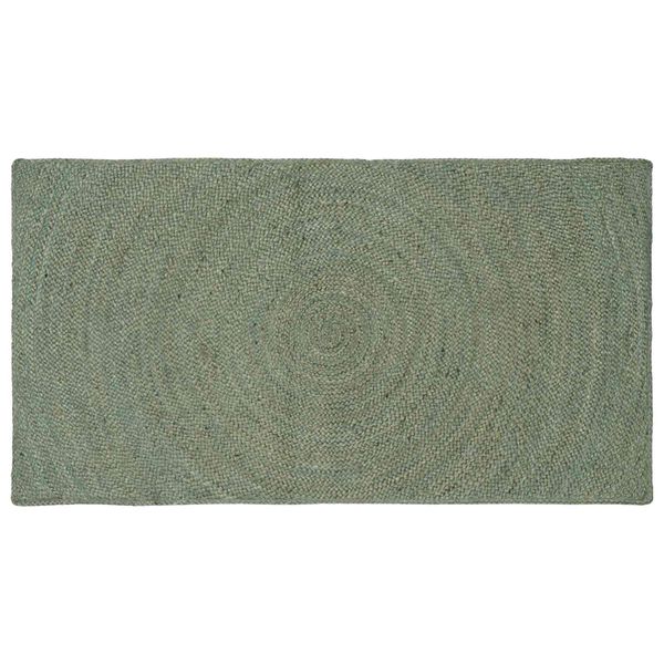 vidaXL Kusové koberce Olivovo zelená 80 x 150 cm Juta