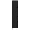 vidaXL Highboard 2 ks Čierny dub 69,5 x 34 x 180 cm Kompozitné drevo