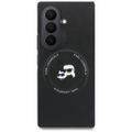 Karl Lagerfeld HC Magnetic PU K&C Pins puzdro pre Samsung Galaxy Z Fold 8 Ultra čierna