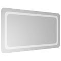 vidaXL LED kúpeľňové zrkadlo 90x50 cm