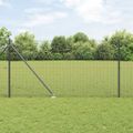 vidaXL Zváraný drôtový plot s hrotmi 10 x 1,4 m Oceľ s PVC povrchom