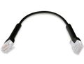 Ubiquiti U-Cable-Patch-RJ45-BK-50, Ethernet Patch Kabel, 0,1m (0,22m s konektory),Cat6, černý (50ks)