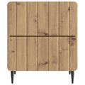 vidaXL Nočný stolík Dub artisan 43 x 34,5 x 49,5 cm Kompozitné drevo