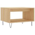 vidaXL Konferenčný stolík dub sonoma 60x50x40 cm kompozitné drevo