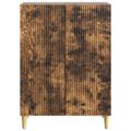 vidaXL Servírovacia skriňa Dymový dub 66 x 34,5 x 90 cm