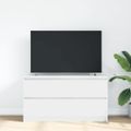 TV Skrinka vidaXL Biela 100x35x54 cm Drevo
