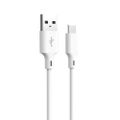Večne recyklovateľný kábel USB-A - USB-C 1,5m 3A KR60-AC-00 biely