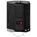 vidaXL Nástenné stereo reproduktory 2 ks čierne interiér+exteriér 80 W