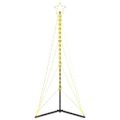 vidaXL LED vianočný stromček 363 LED teplá biela 182 cm