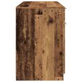vidaXL Stôl Old Wood 100x50x75 cm Engineered Wood