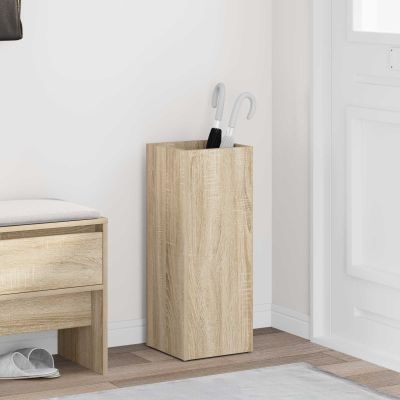 vidaXL Stojan na slnečník s úložiskom Sonoma dub 25 x 24,5 x 64 cm