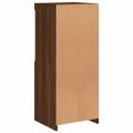 vidaXL Komoda s LED svetlami hnedý dub 41x37x100 cm