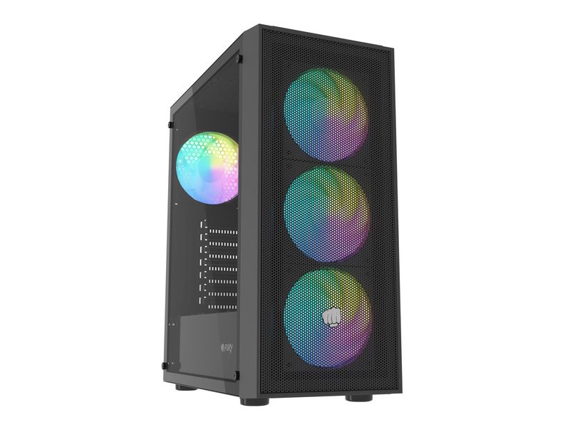 PC skriňa Fury SHOBO SH8F, ARGB, Midi Tower, Čierna