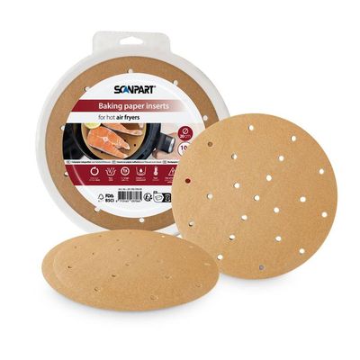 ScanPart perforovaný papier do teplovzdušnej fritézy 20 cm, 100 ks