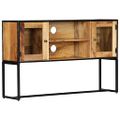 vidaXL TV skrinka 120x30x75 cm, recyklovaný masív