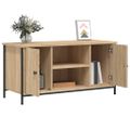 vidaXL TV skrinka dub sonoma 100x40x50 cm spracované drevo