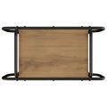 vidaXL Konferenčný stolík Dub artisan 60 x 30 x 51 cm Kompozitné drevo