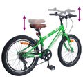 vidaXL Horský Bicykel 20 Palcov 6-Rýchlosť pre deti vo veku 5-8 rokov