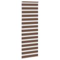 vidaXL Zebra roleta hnedá 80x200 cm šírka látky 75,9 cm polyester