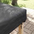 vidaXL Pochranný obal na stôl 202 x 92 x 15 cm látka Obdĺžnikový