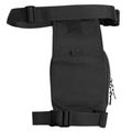K17087-01-Black-PER PIECE Pentagon Consul Thigh Pouch