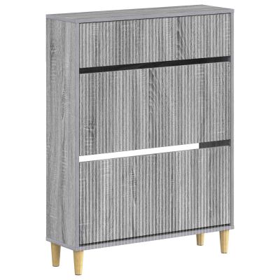 vidaXL Skriňa na topánky ARNHEM 78 x 24 x 103 cm Kompozitné drevo