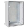 vidaXL Ovládacia skriňa Sivá 57 x 24,5 x 70 cm ABS plast