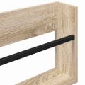 vidaXL Regál na časopisy s poličkou 2 ks Sonoma dub 60 x 12 x 30 cm