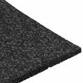 vidaXL Pad z gumových granúl na dvor Čierny 9 x 9 x 0,3 cm Guma