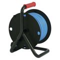 Prodlužovací kabel EMOS P08525W na bubne 25 m / 4 zásuvky / modrý / PVC / 230 V / 1,5 mm2