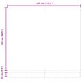 vidaXL Sklopná markíza Červená a Biela 300 x 250 x 165 cm Textil a kov