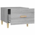 vidaXL Konferenčné stolíky 2ks sivé sonoma 50x50x40cm kompozitné drevo
