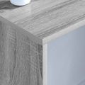 vidaXL Nástenný stôl Sivý Sonoma Kompozitné drevo 100 x 45 x 30 cm