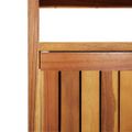 vidaXL Záhradný konzolový stolík 110x35x75 cm akáciové masívne drevo
