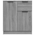 vidaXL Komody 2 ks sivé dub sonoma 60x30x70 cm spracované drevo