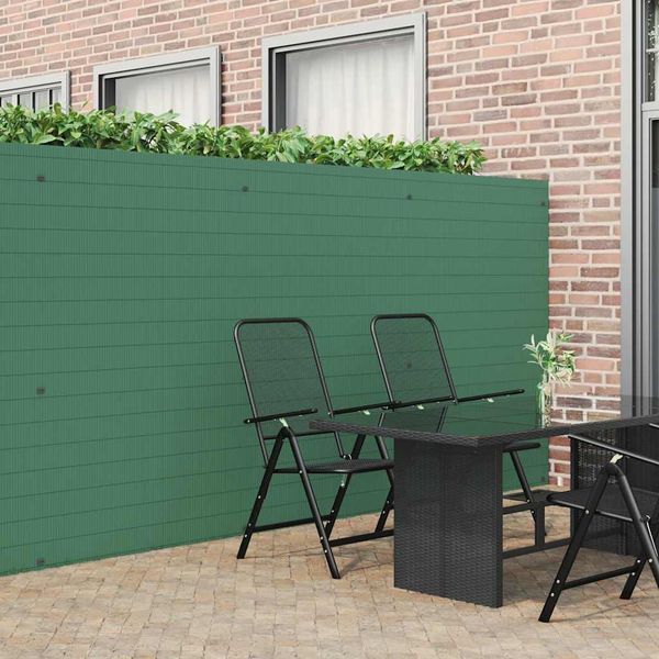 vidaXL Záhradný plot obojstranný zelený 1,8x5 m PVC