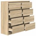 VidaXL Príborník Dub Sonoma 100x35x99 cm Engineered Wood