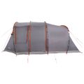 vidaXL Tunelový stan 505 x 330 x 204 cm Šedá a oranžová