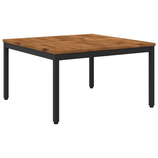 vidaXL Konferenčný stolík Prírodná a čierna 80 x 80,5 x 45 cm