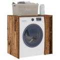 vidaXL Kabinet na práčku Staré drevo 87 x 60 x 89 cm Kompozitné drevo